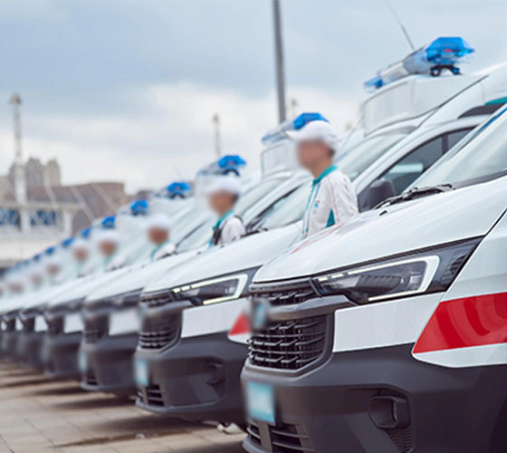 灵丘县服务车队展示